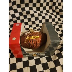 Wilson NFL‎ Football Ornament Scottish Christmas Collectible